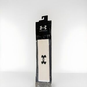 Under Armour Headband FOOTBALL BASKETBALL TENNIS ONE SIZE - ADULT‎ WHITE